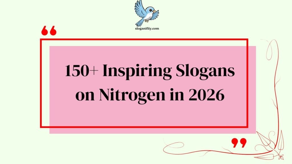 Inspiring Slogans on Nitrogen