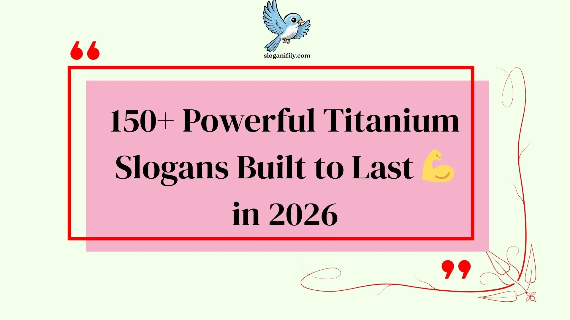 Powerful Titanium Slogans Built to Last