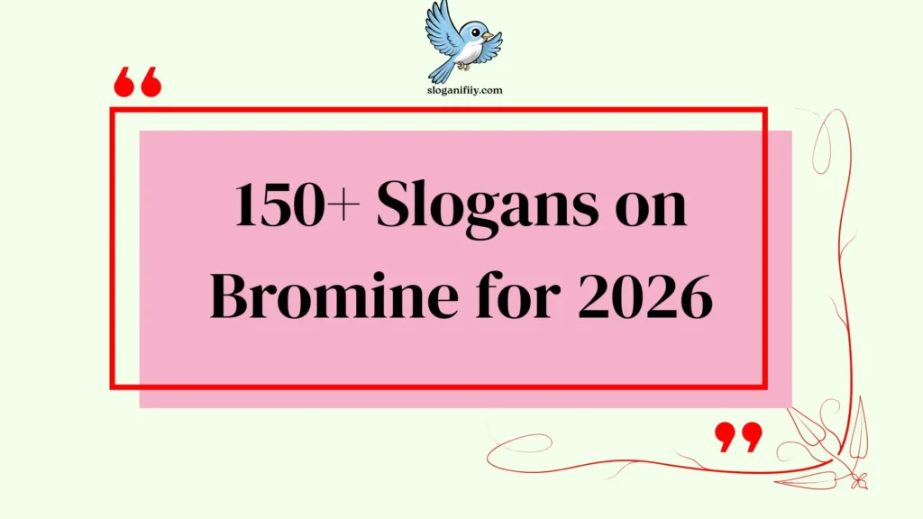 Slogans on Bromine