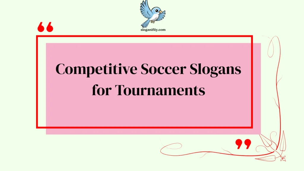 Competitive Soccer Slogans for Tournaments