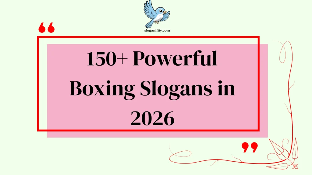 Powerful Boxing Slogans