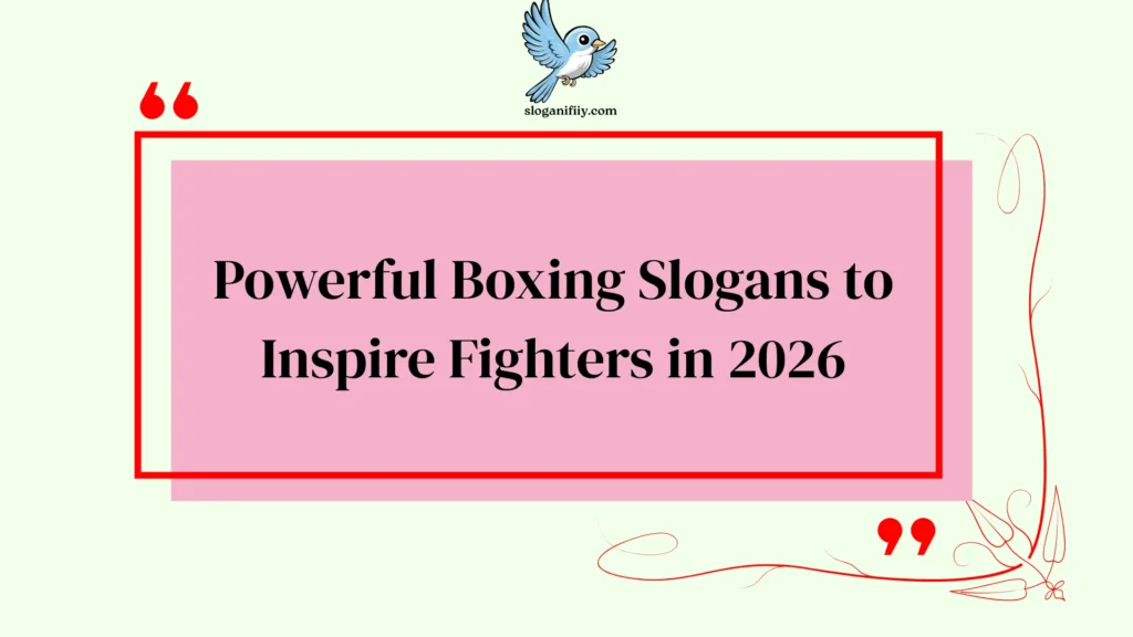 Powerful Boxing Slogans to Inspire Fighters