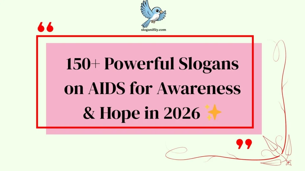 Powerful Slogans on AIDS for Awareness