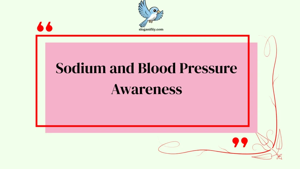 Sodium and Blood Pressure Awareness